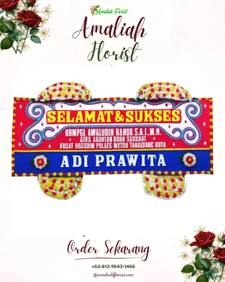 Papan Bunga Ucapan Selamat Buay Pematang Ribu Ranau Tengah